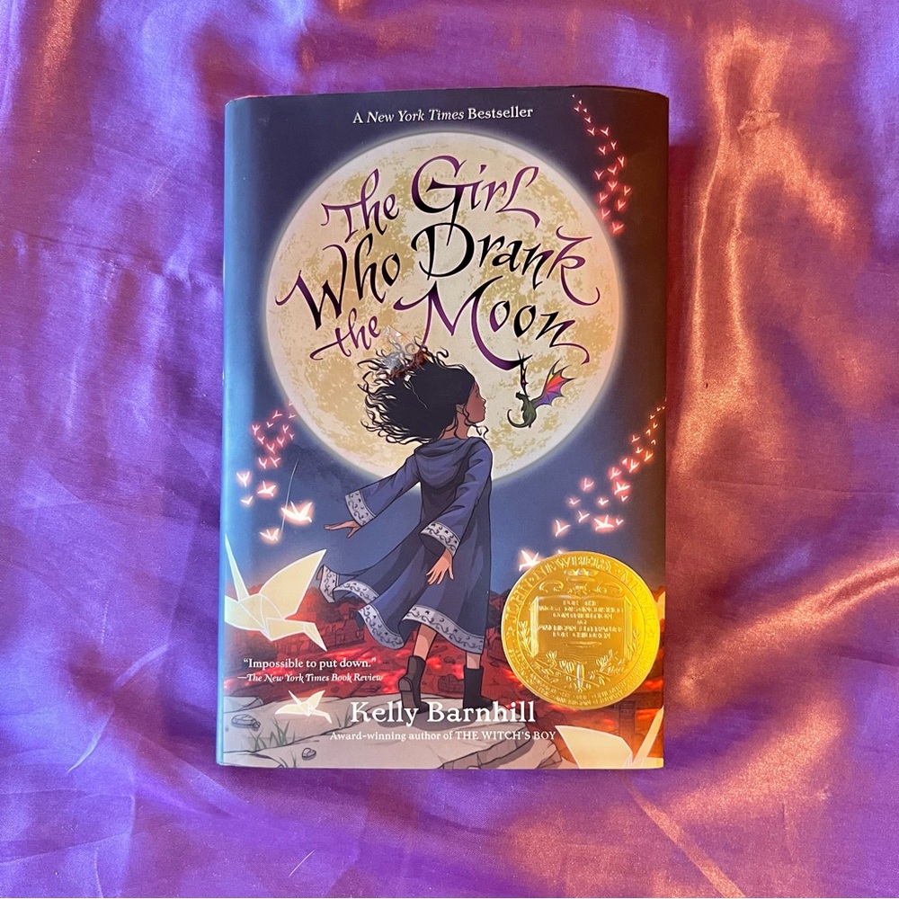 Hardcover “The Girl Who Drank the Moon” Book by Kelly Barnhill | Award winner